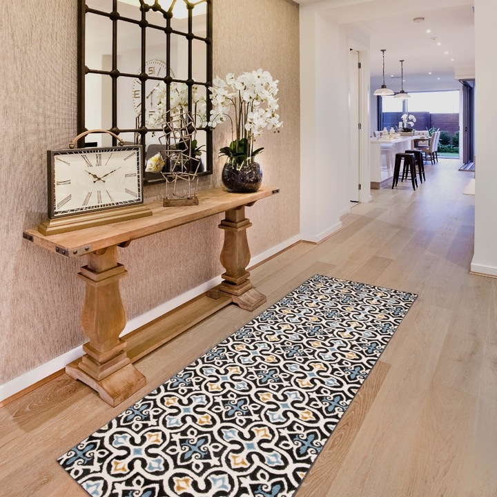 Traversa Oriental Weavers Castillo, 80 x 250 cm, poliester, multicolor, dreptunghiulara