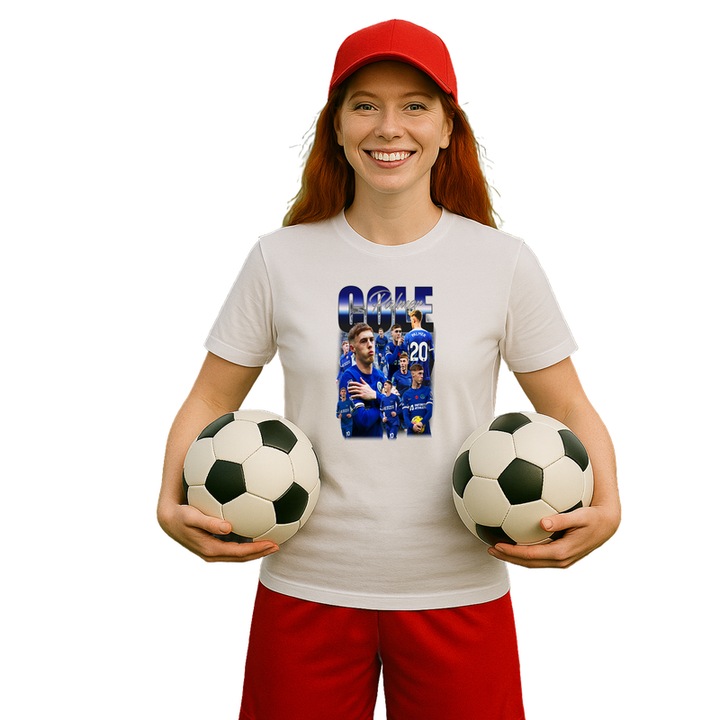 Tricou Cole Palmer, Dama, din bumbac 100%, Cri-Flo, Culoare Alb, Marime L