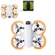 Protectie elice din cauciuc pentru drona DJI NEO - portocaliu, fluorescent, Fudisenn, inel anti-coliziune, stralucire noaptea, usor de instalat, material durabil, design all-inclusive tip fortareata, 128.8x53.3x13.3mm, 10g