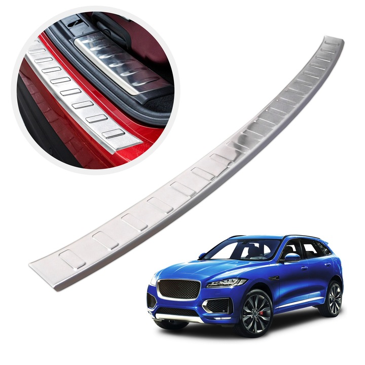 Ornament protectie portbagaj, Chromemaster, Argintiu, Jaguar F-Pace X761 I SUV 2016-