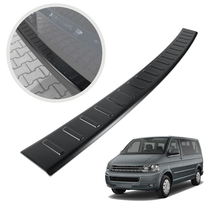 Ornament protectie portbagaj, Chromemaster, Negru, Volkswagen Transporter T5 V VAN 2003-2015