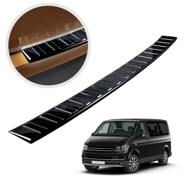 Ornament protectie portbagaj, Chromemaster, Crom Negru, Volkswagen Multivan T6 VI VAN 2015-2019