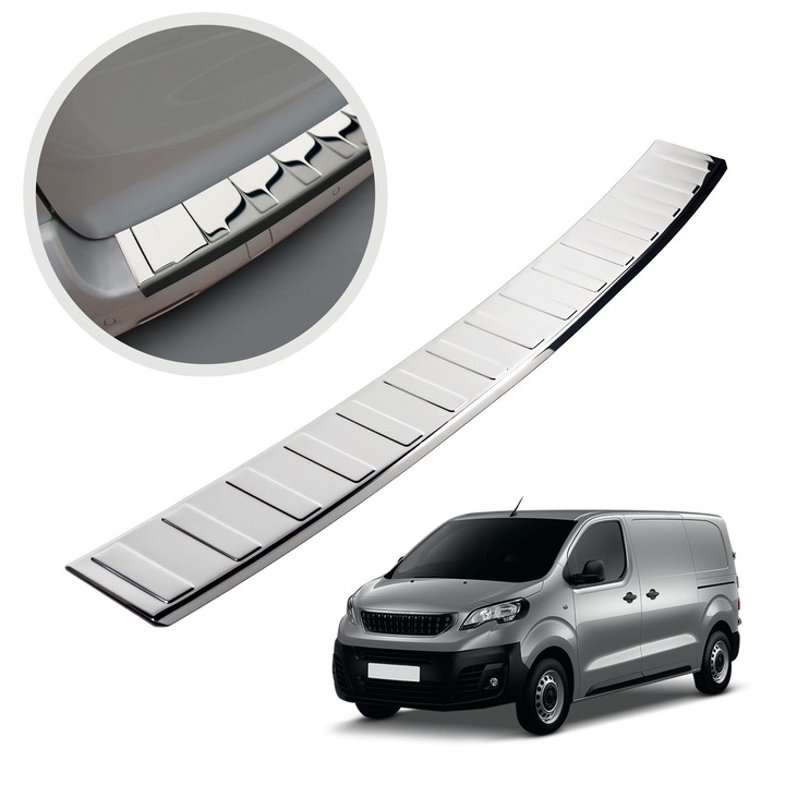 Ornament protectie portbagaj, Chromemaster, Chrom, Peugeot Expert K0 III VAN 2016-
