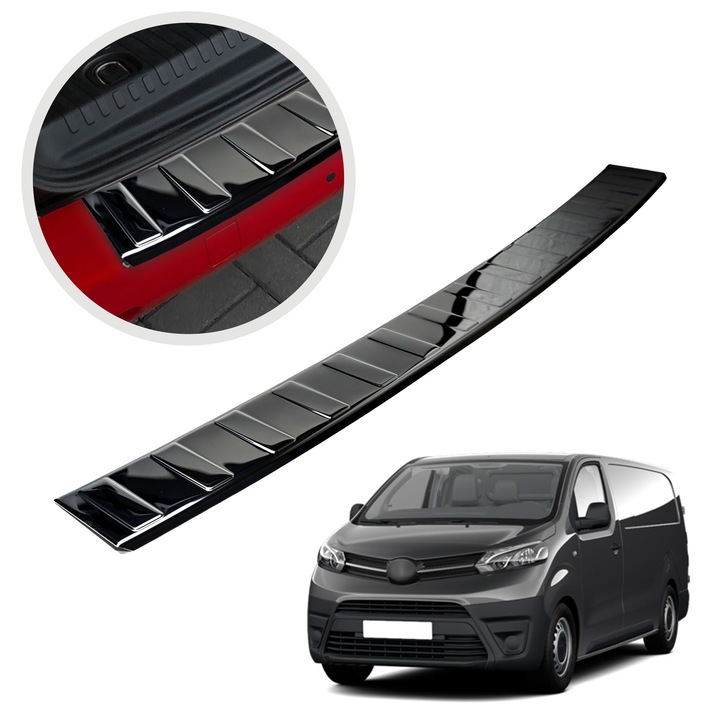Ornament protectie portbagaj, Chromemaster, Crom Negru, Fiat Scudo 507, K0 III VAN 2022-