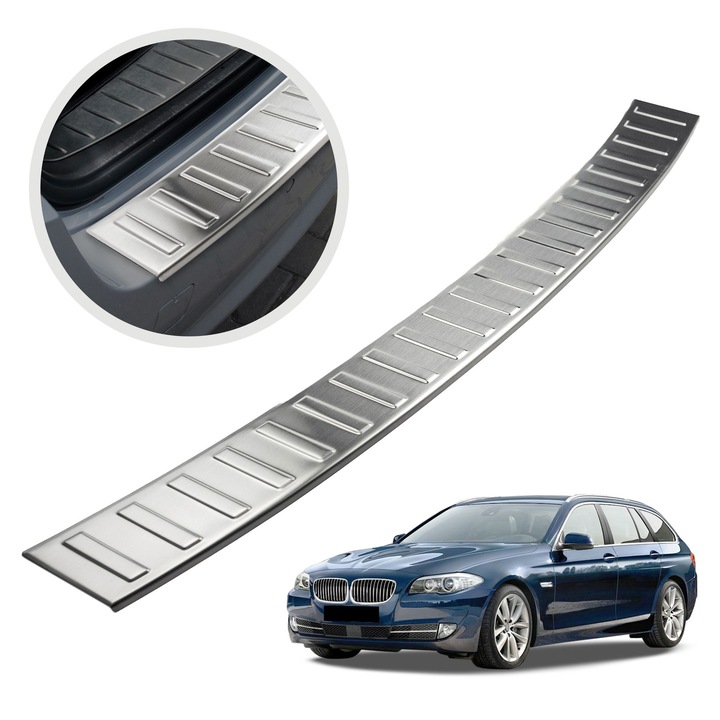 Ornament protectie portbagaj, Chromemaster, Argintiu, BMW 5 Seria F11 VI Kombi 2010-2017
