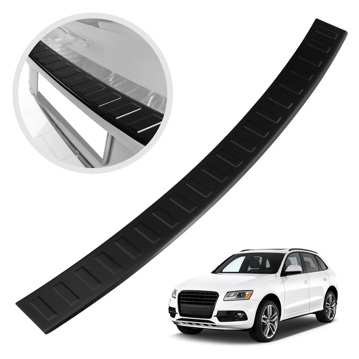 Ornament protectie portbagaj, Chromemaster, Negru, Audi Q5 8R I SUV 2008-2016