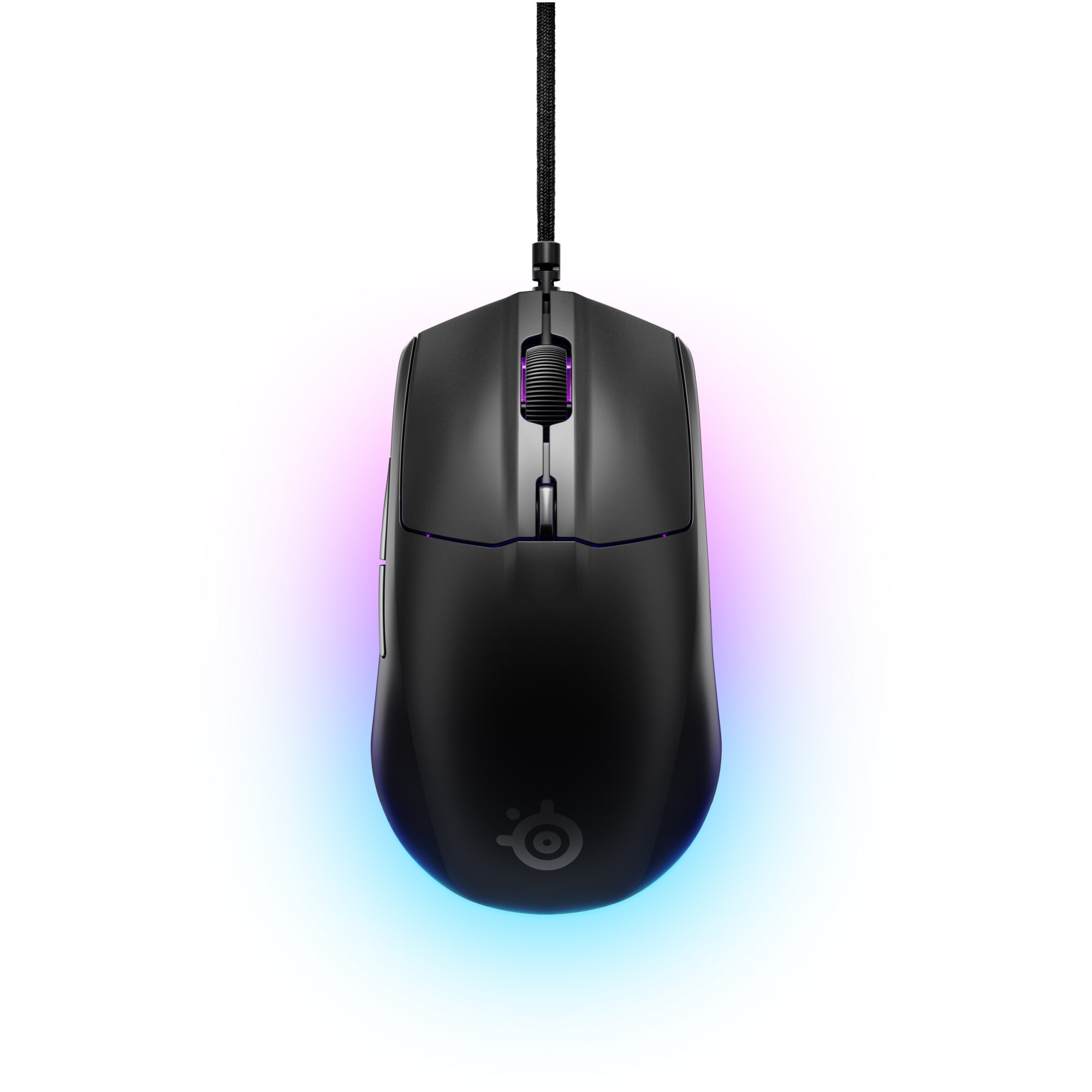 Mouse Gaming cu fir SteelSeries Rival 3 GEN 2, TrueMove Core, 8500 DPI, iluminare RGB, Negru