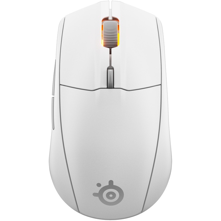 Безжична мишка Gaming SteelSeries Rival 3 GEN 2, 18000 DPI, Quantum 2.0 wireless, Bluetooth 5.0, Бял
