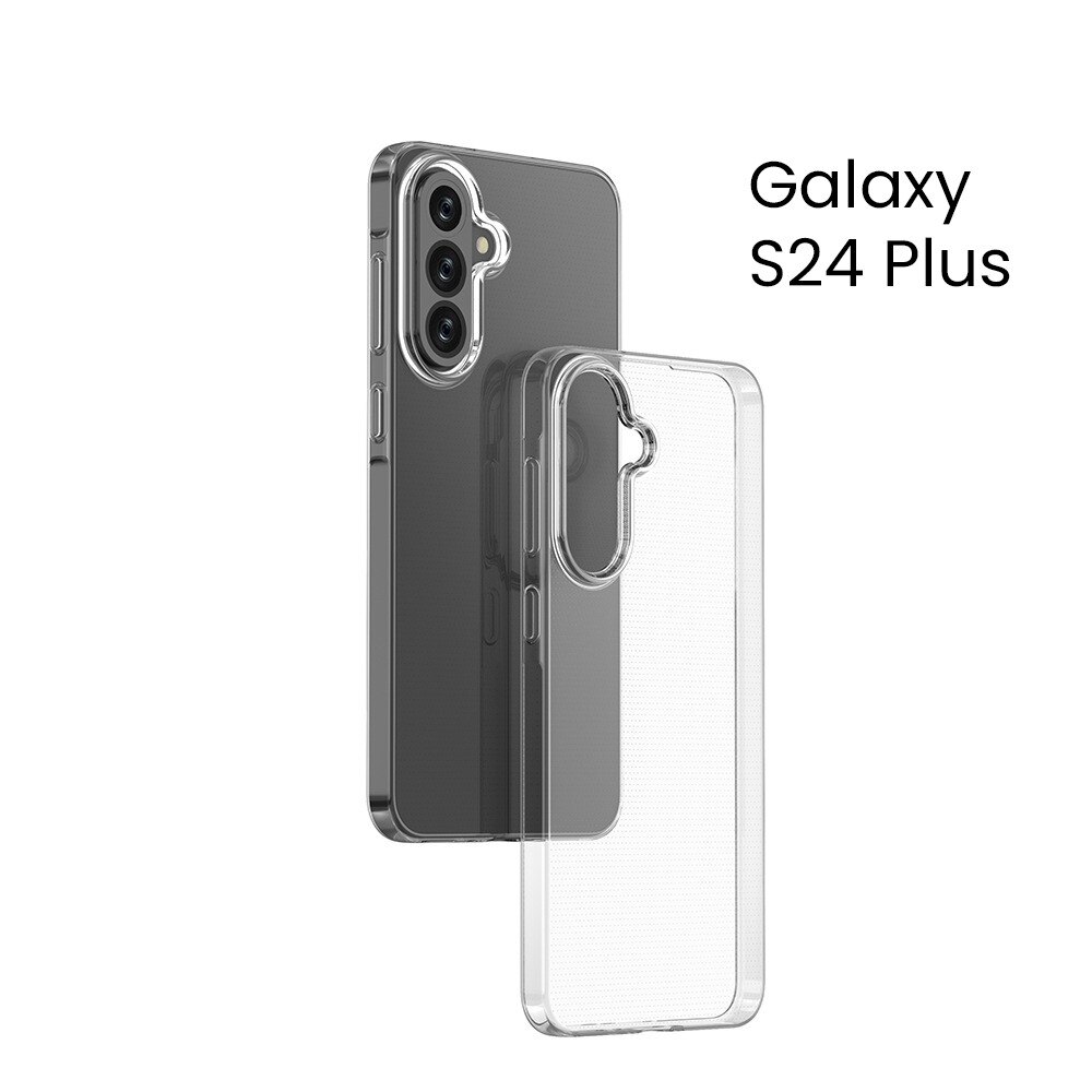 Husa de Protectie, Flippy, Husa de Protectie pentru Samsung Galaxy S24 Plus, tip Carcasa, subtire din Silicon TPU, 1 mm, Protect Plus, Transparenta