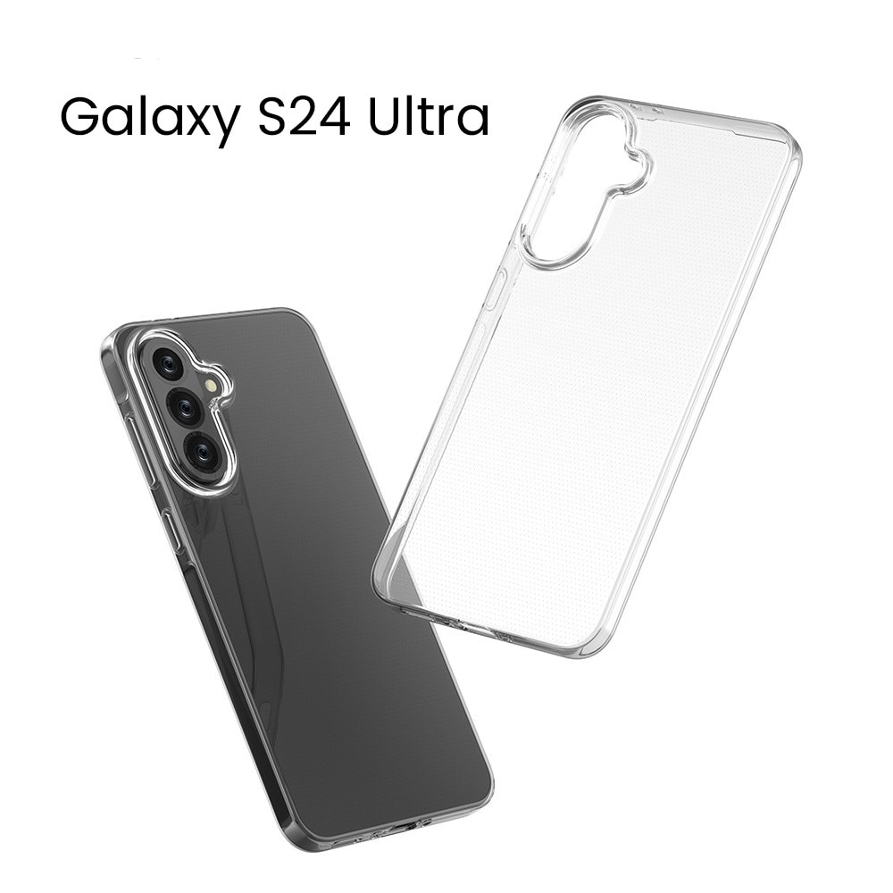 Husa de Protectie, Flippy, Husa de Protectie pentru Samsung Galaxy S24 Ultra, tip Carcasa, subtire din Silicon TPU, 1 mm, Protect Plus, Transparenta