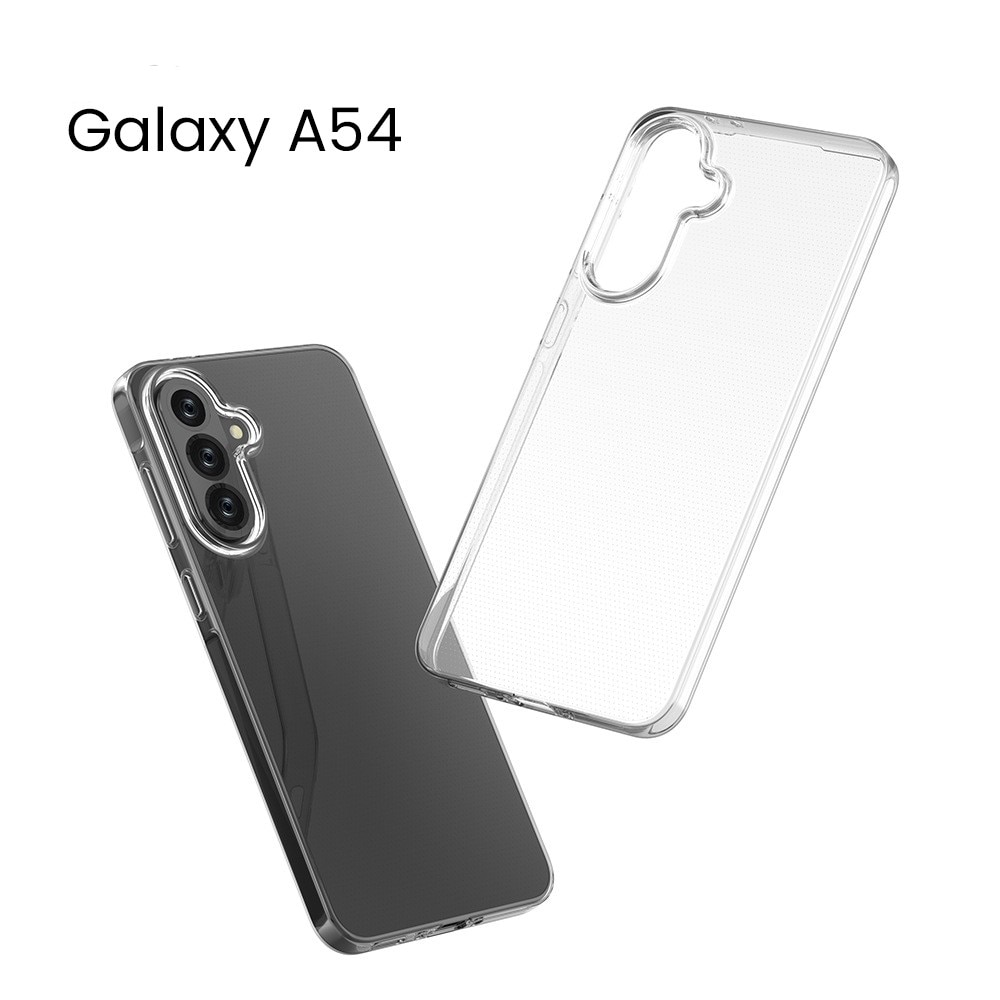 Husa de Protectie, Flippy, Husa de Protectie pentru Samsung Galaxy A54 5G, tip Carcasa, subtire din Silicon TPU, 1mm, Protect Plus, Transparenta