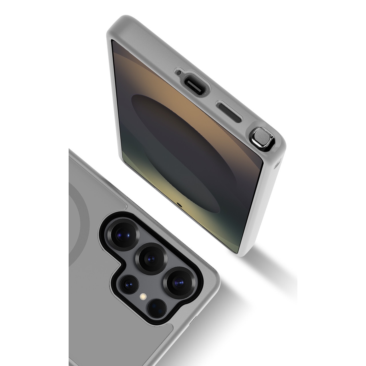 Husa de Protectie, Compatibila Samsung Galaxy S25 Ultra, Doctor Shield Fantom, MagSafe - Gri