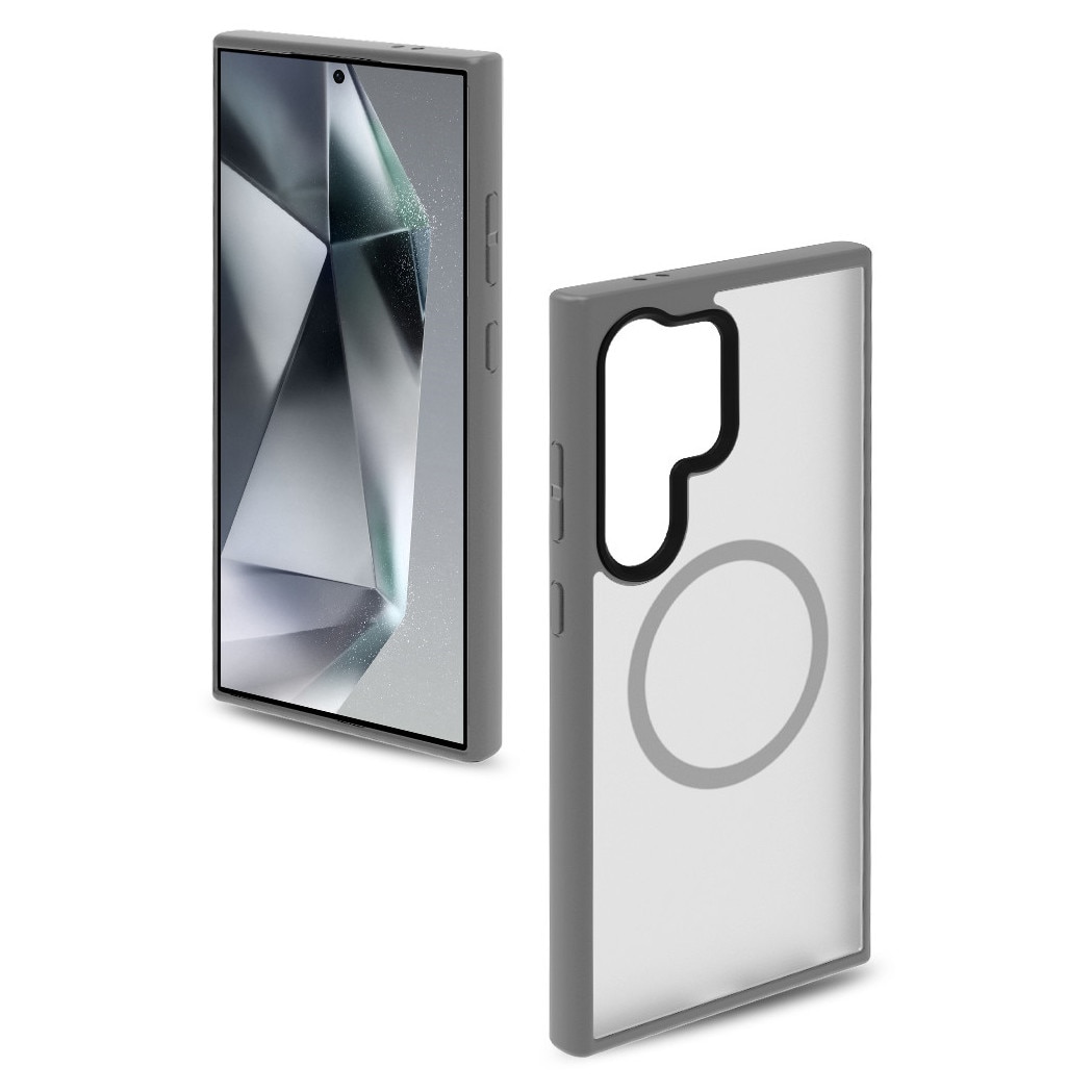 Husa de Protectie, Compatibila Samsung Galaxy S24 Ultra, Doctor Shield Fantom, MagSafe - Gri