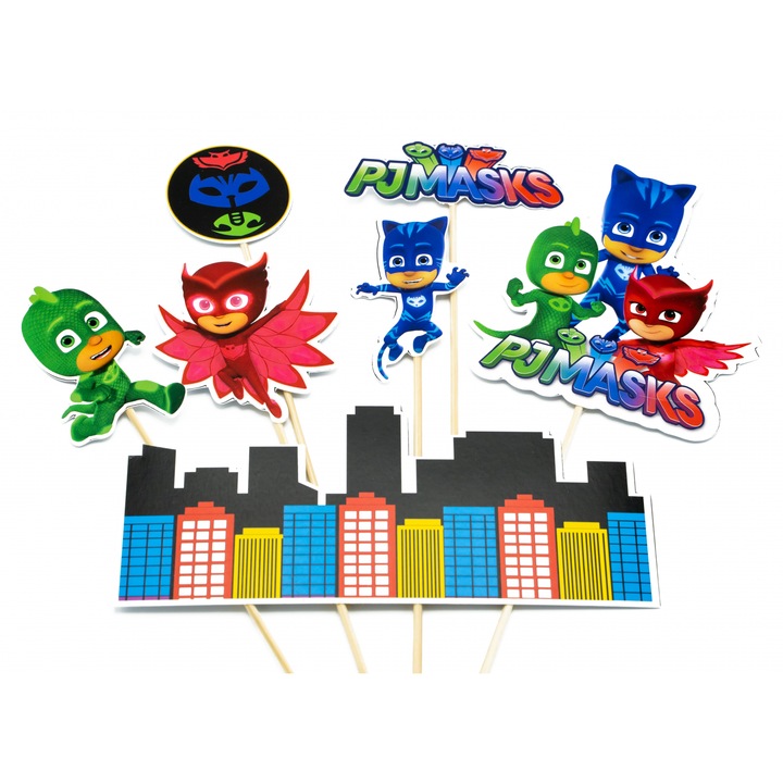 Set toppere tort "Eroi in pijama"