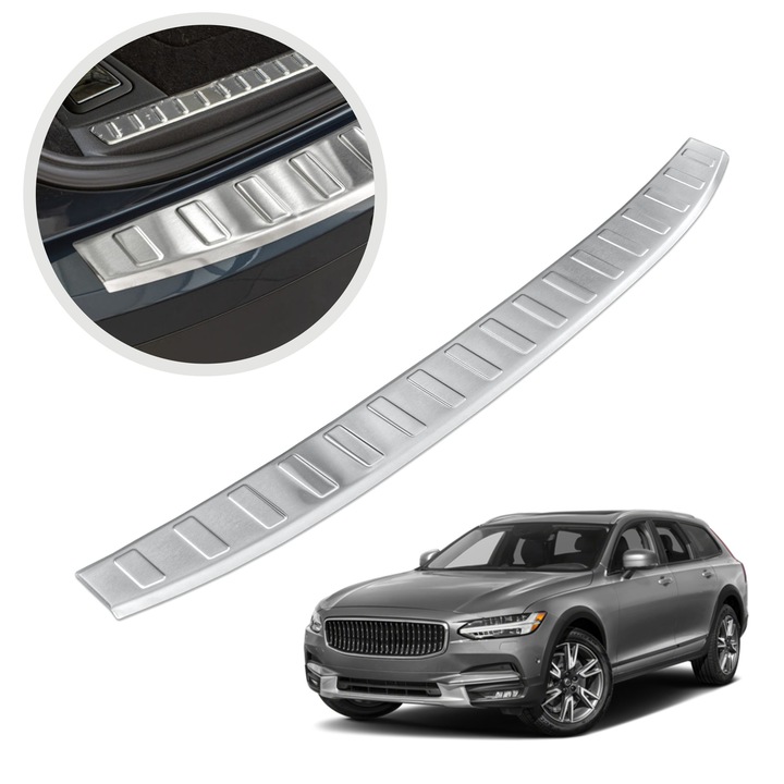 Ornament protectie portbagaj, Chromemaster, Argintiu, Volvo V90 V542, P II Kombi 2016-