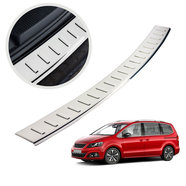 Ornament protectie portbagaj, Chromemaster, Chrom, SEAT Alhambra 7N II MPV 2010-2022