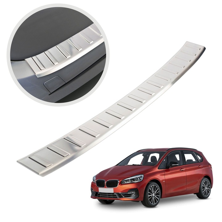 Ornament protectie portbagaj, Chromemaster, Argintiu, BMW 2 Seria U06 II MPV 2022-