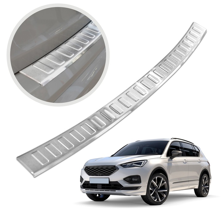 Ornament protectie portbagaj, Chromemaster, Argintiu, SEAT Tarraco KN I SUV 2019-
