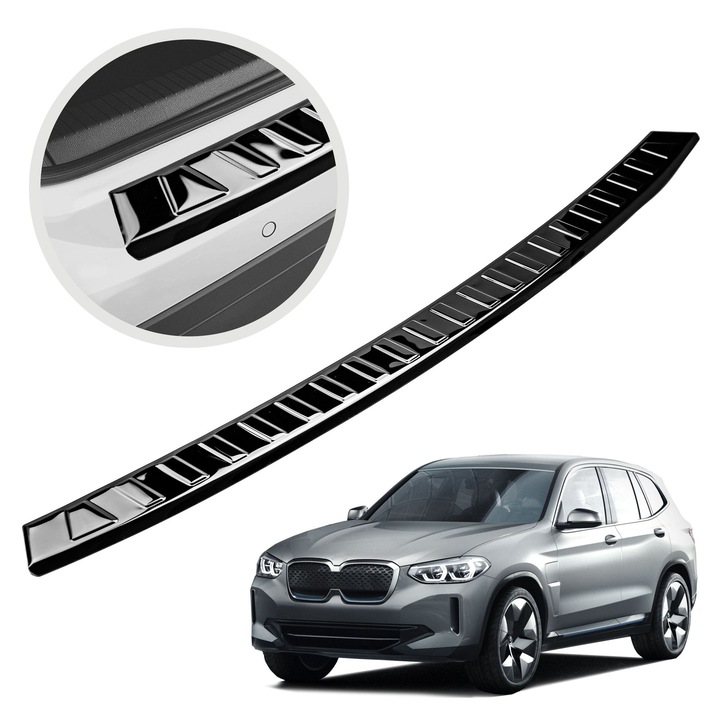 Ornament protectie portbagaj, Chromemaster, Crom Negru, BMW iX3 G08 I SUV 2021-