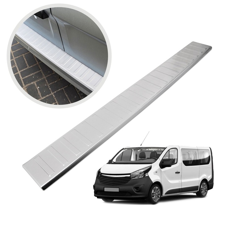 Ornament protectie portbagaj, Chromemaster, Argintiu, Opel Vivaro X82 B VAN 2014-2019