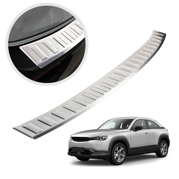 Ornament protectie portbagaj, Chromemaster, Argintiu, Mazda MX-30 DR I SUV 2020-