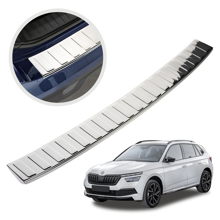 Ornament protectie portbagaj, Chromemaster, Chrom, Skoda Kamiq PRE-FL NW I SUV 2019-2024