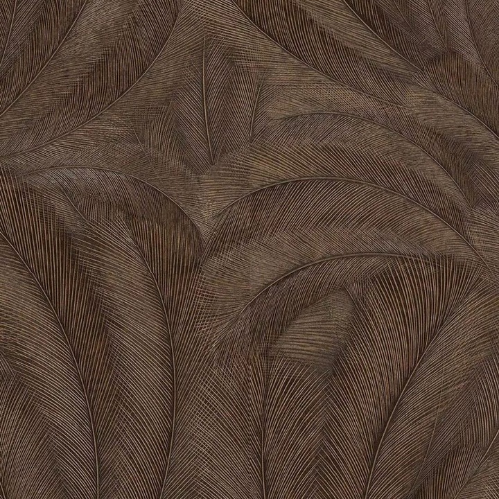 Levélmintás tapéta, mosható, kompakt vinil, nem szőtt, 10476-48, 0,53m x 10m