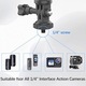 Suport Profesional 360° Bicicleta/Motocicleta -OIMG Fixare Fara Scule pe Ghidon, Compatibil GoPro Hero 12-9, Insta360