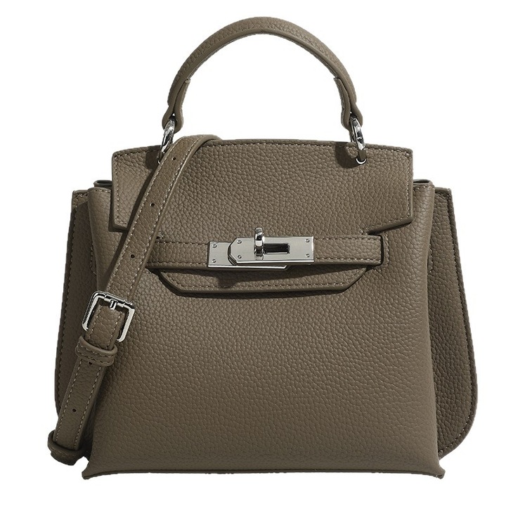 Női táska, divatos női táskák, női táskák kereszt hátizsák női válltáska vízálló PU bőr táska elegáns táska, Ökológiai bőr, 22x9x23cm, szürke