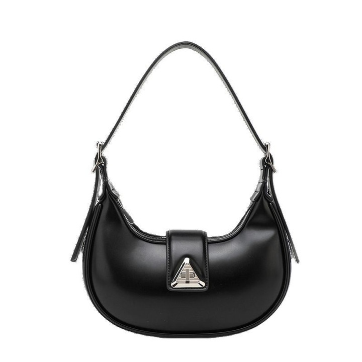 Női táska, divatos női táskák, női táskák kereszt hátizsák női válltáska vízálló PU bőr táska elegáns táska, Ökológiai bőr, 25x6x20cm, Fekete