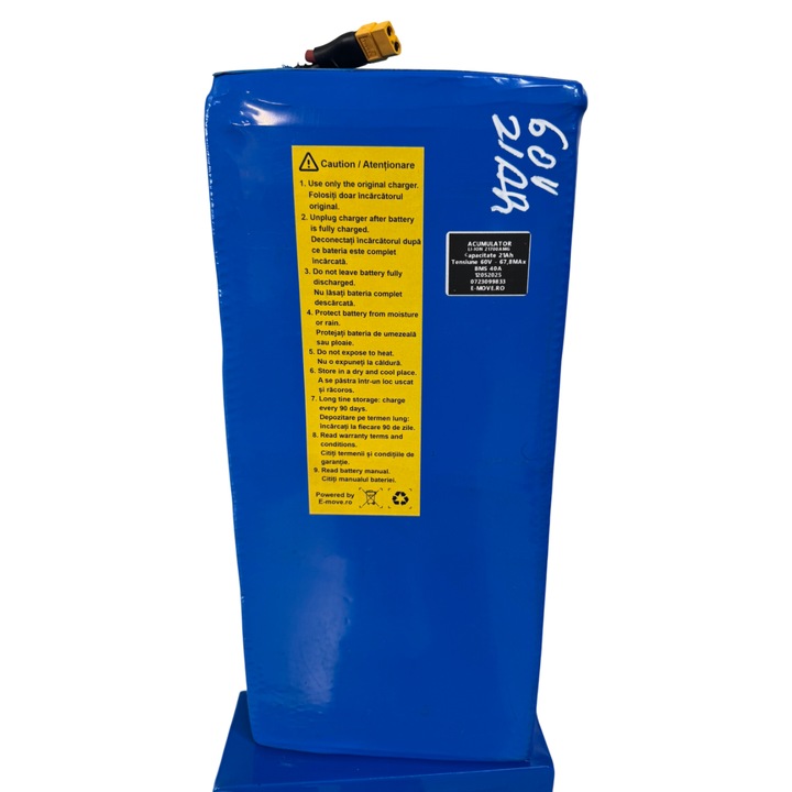 Acumulator 60v, 21Ah, celule 21700, BMS 40A