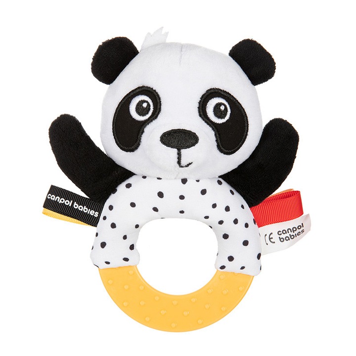 Играчка за сензорно развитие BabiesBoo с играчка за дъвчене и дрънкалка