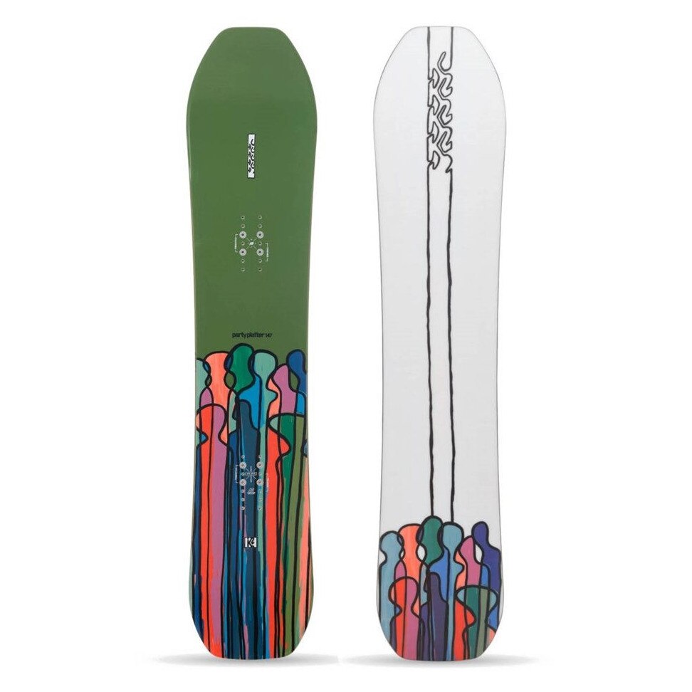 Placa snowboard K2 Party Platter 2024, alb, dimensiuni Placa snowboard K2 Party Platter 2024, alb, dimensiuni