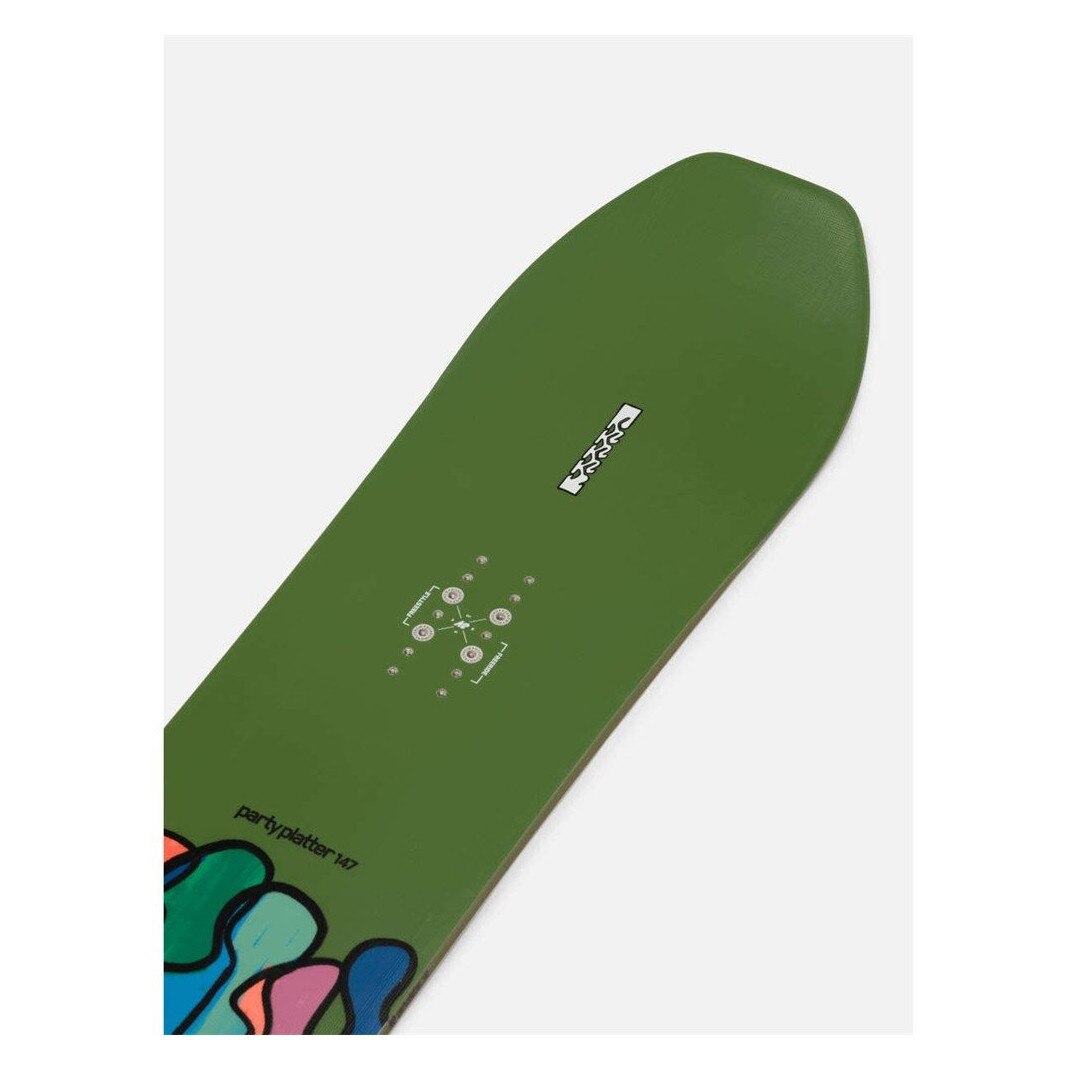 Placa snowboard K2 Party Platter 2024, alb, dimensiuni Placa snowboard K2 Party Platter 2024, alb, dimensiuni