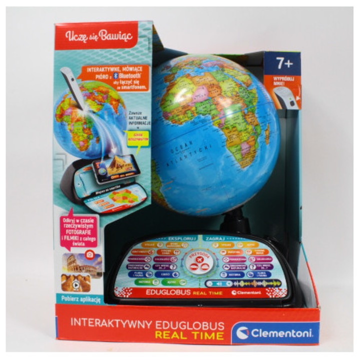 Joc educativ Clementoni, globul pamntesc, multicolor