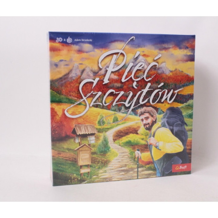 Настолна игра Piec Szczytow, 2-5 играчи, 9+ години, 25 минути, 14 полеви плочки, многоцветна