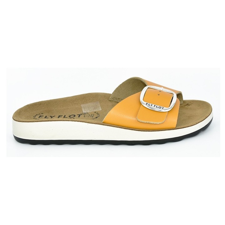 Papuci cu catarama, Fly Flot, 0273, Galben, 35