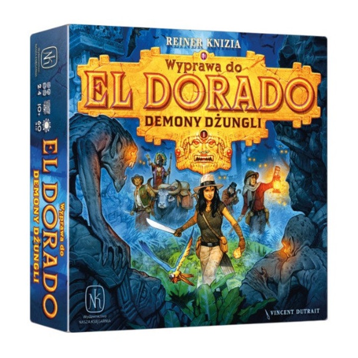 Игра Wyprawa do El Dorado: Demony dzungli, настолни игри, 2-4 играча