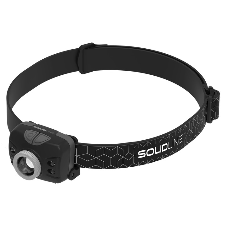 Фенерче Ledlenser Solidline SH5, 350 lm, IP54, черно, комплект с батерии и инструкции