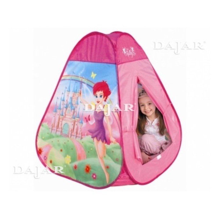 Cort pentru copii Dajar, model DOMEK WROZKI, multicolor, sistem POP-UP