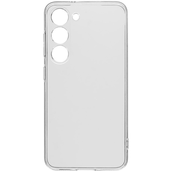 Husa de protectie telefonultau® din silicon pentru Samsung Galaxy S23 Plus, ultra slim, flexibila, transparenta, Crystal Clear