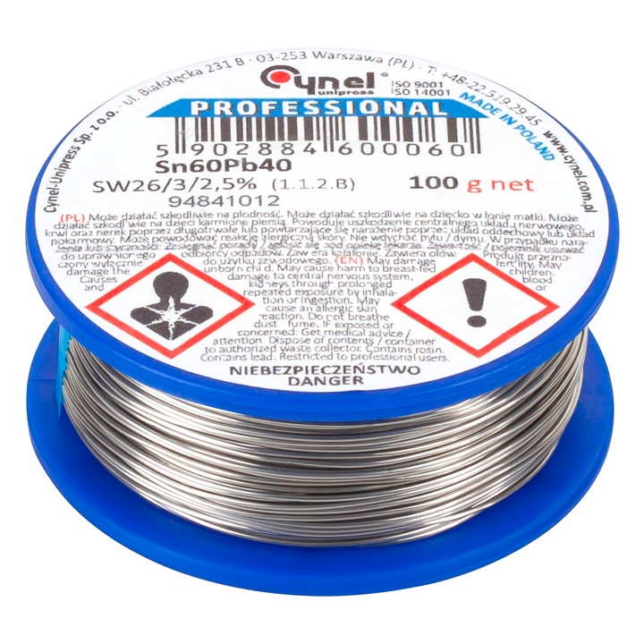 Аксесоари за заваръчни машини, Cynel, 0.56 мм, 100 г