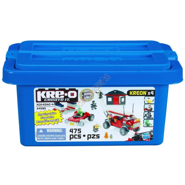 Set Constructie, JKM, 475 elemente, Multicolor