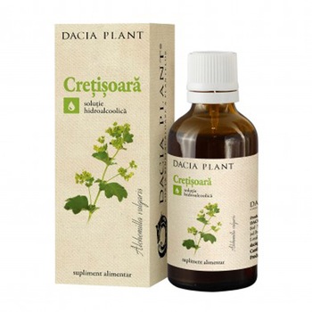 Tinctura Cretisoara, Dacia Plant, Supliment Alimentar pentru Pastrarea Confortului Inainte si in Timpul Ciclului Menstrual, 50 ml Tinctura Cretisoara, Dacia Plant, Supliment Alimentar pentru Pastrarea Confortului Inainte si in Timpul Ciclului Menstrual, 50 ml