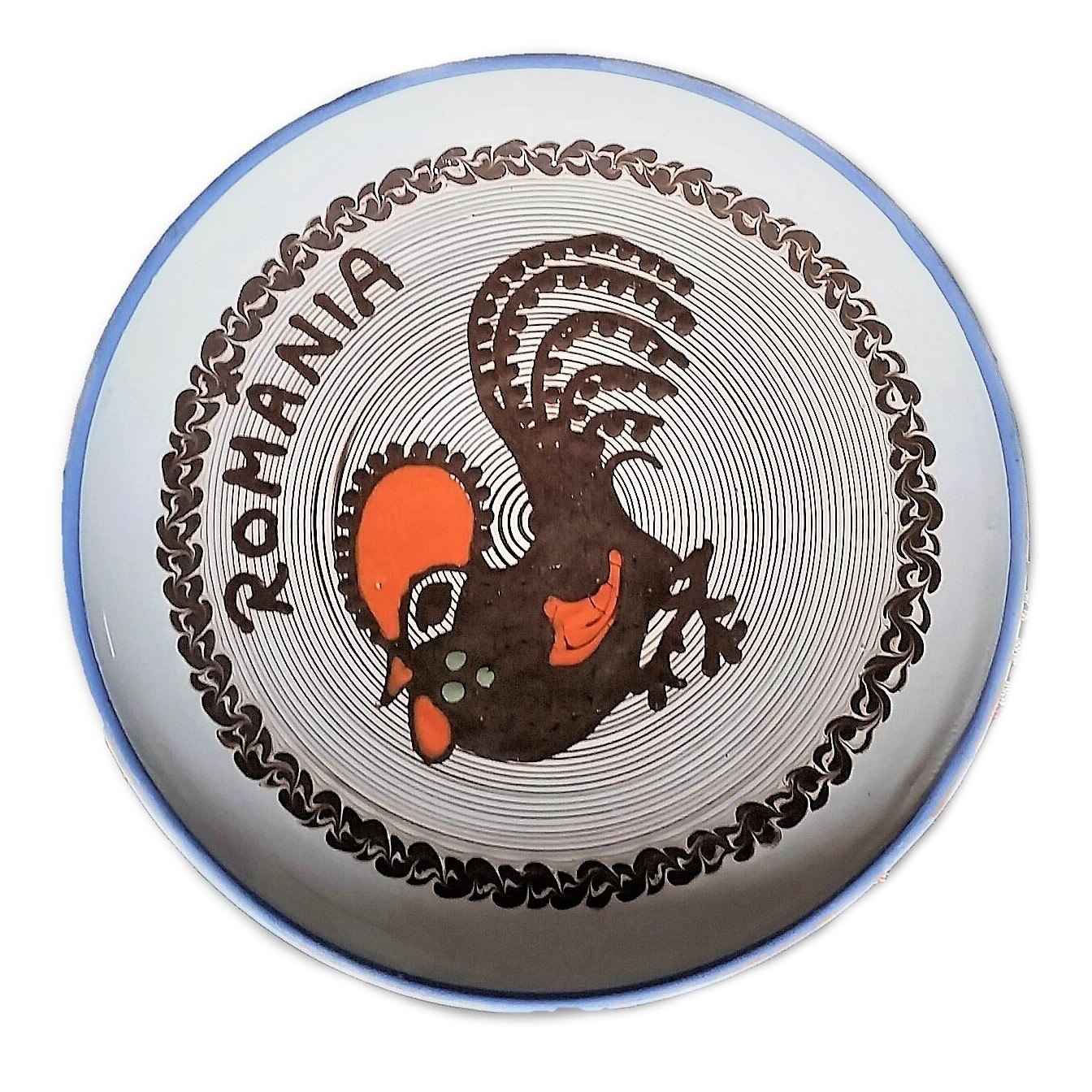 Farfurie traditionala, Ceramica de Horezu, 25-27 cm