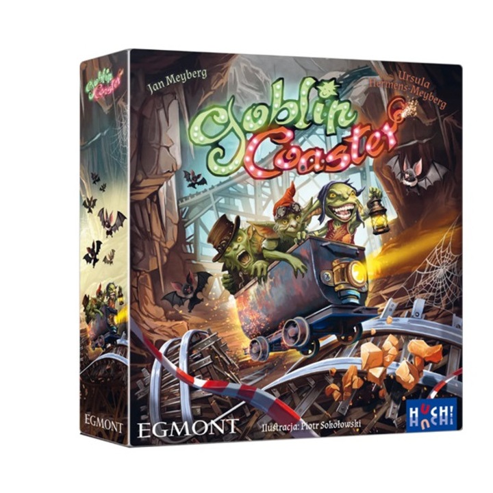 Настолна игра Goblin Coaster, кооперативна, 2-6 играчи, 20 минути, 8+ години
