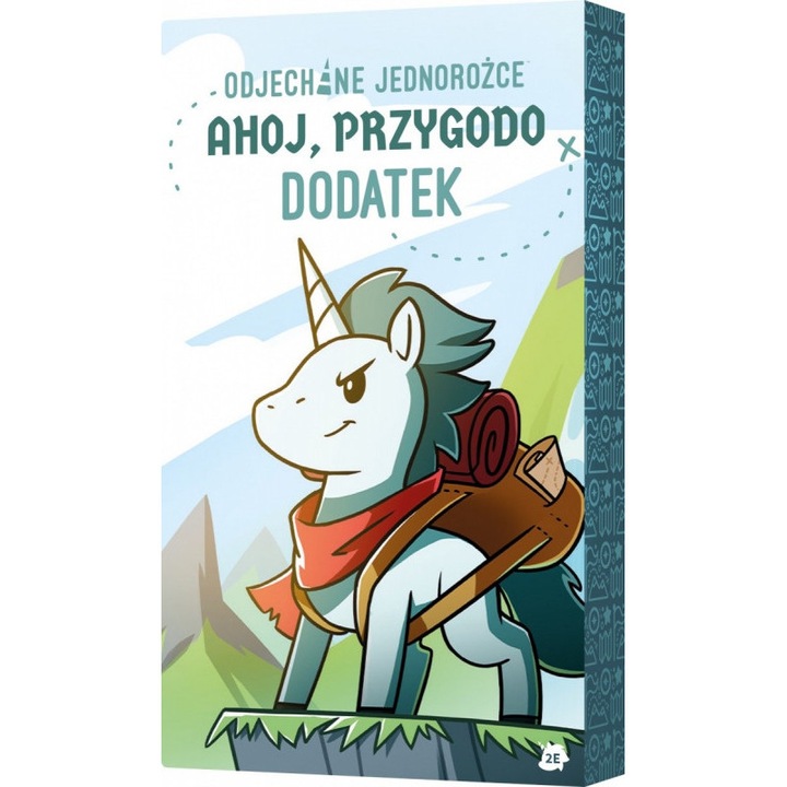 Társasjáték, Rebel, Odjechane Jednorozce: Ahoj Przygodo! - bővítmény 54 kártyával, fantasztikus téma, sokszínű
