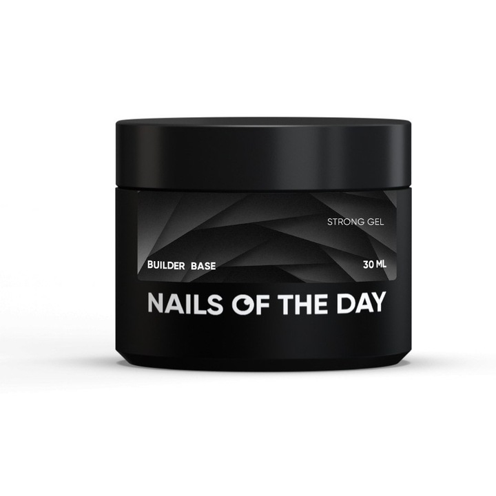 Gel de constructie BAZY Builder base strong, 30 ml, pentru modelarea unghiilor, rezistent si flexibil, utilizare profesionala