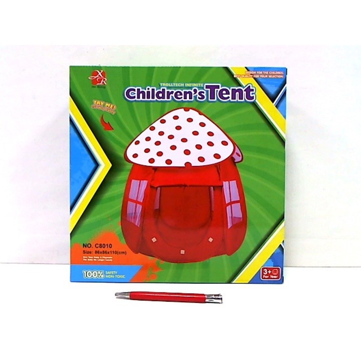 Cort camping Muchomor, Multicolor, 200x200cm