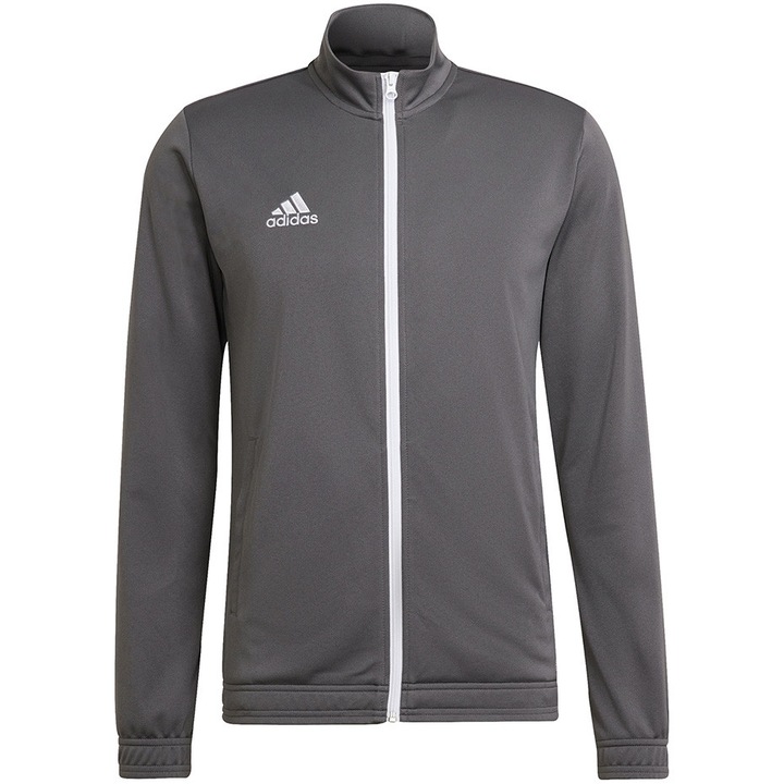 Мъжко яке, Adidas, Entrada 22, Модел с къс ръкав, Памук, Сив, L